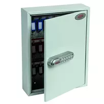 Phoenix Safe KC0601E Raktų spinta – Pilka – 42 kabliukai – Elektrinė spyna – Montuojama ant sienos – 270 x 80 x 350 mm