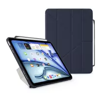 Pipetto Origami No3 Pencil Case, skirta iPad Air 11 (M2/M3) / iPad Air 10.9 (4th/5th Gen), tamsiai mėlyna
