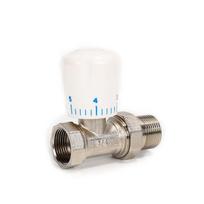 Copper Angle Manual Thermostatic Valve - Automatic Straight Type Regulating Valve DN25 (Angle)