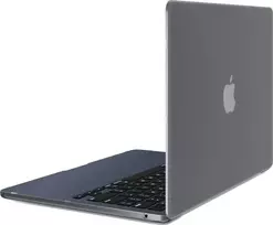 Next One SafeGuard MacBook Air 13 M2 / M3 Fog Transparent Hard Shell Case