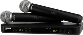 Shure BLX288E/SM58-H8E - wireless system with receiver and two SM58 microphones