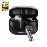 JLab Epic Pods ANC True Wireless Earbuds su hibridiniu aktyviu triukšmo slopinimu, Bluetooth 5.3, IP55, 50h veikimo laikas, juoda