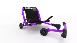 EzyRoller Classic Leg-Powered Go-Kart for Kids 3-12 Years Purple