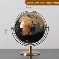 Prabangus besisukantis gaublio formos vyno spintelė su stovu Black Gold English 23CM Large Universal