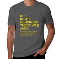House Muzikos Himnas Pradžia Buvo Jack DJ Dovana Marškinėliai Sunkūs Viršutiniai Drabužiai Unisex Drabužiai S black