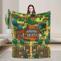 Stardew Valley Antklodė Kokybiška Minkšta Lovos Patalynė Antklodės Žiemos Kelionės Biuro Sofa Kėdė Grafinis Patalynės Užtiesalas 180cmx230cm