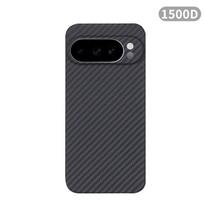 Anglies Pluošto Aramidinis Magnetinis Dėklas Google Pixel 10/10 Pro/10 Pro XL, Kevlaro Audinio Plonas Kietas Lengvas Dangtelis, Magnetinis Juodas Google Pixel 10