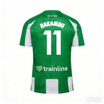 Real Betis Greitai džiūstantys kvėpuojantys futbolo marškinėliai trumpomis rankovėmis Tėvų ir vaikų lauko kasdienis viršus S