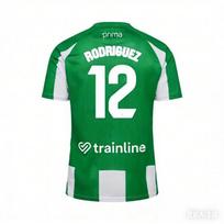 Real Betis Greitai džiūstantys kvėpuojantys futbolo marškinėliai trumpomis rankovėmis Tėvų ir vaikų lauko kasdienis viršus 3XL green
