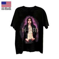 Vintažiniai HIM grupės „Razorblade“ romantiški unisex marškinėliai su albumais, 5XL dydis, EL075, unisex marškinėliai XXXXL black