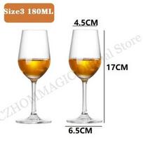 2PCS Whisky Copita Nosing Glass Britain Professional Bartender Tasting Home Bar Chivas Brandy Whiskey Crystal Goblet Wine Glass