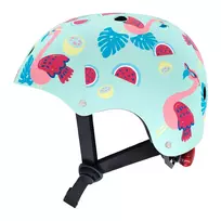 Hornit Flamingo vaikiškas dviračių šalmas M (53-58cm) su galiniu LED apšvietimu FLS931