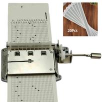 Hand Cranked DIY Music Box Set 15/30 Tone Hand Crank Music Box  Personalized Song Gift 30 note