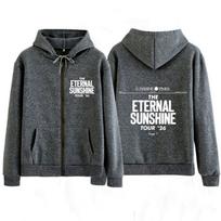 Ariana Grande The Eternal Sunshine Tour Užtraukiamas džemperis vyrams moterims Hip-hop'o bliuzonai ilgomis rankovėmis laisvas kasdienis užtraukiamas švarkelis 3XL gray