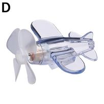 Bicycle Decoration Small Aircraft Plastic Lights Bicycle Motorbike Handlebar Decoration Wind Powered Airplane Atmosphere Lights