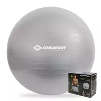 SCHILDKROT gimnastikos kamuolys 65 cm, sidabrinis, anti-burst 960156