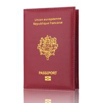 Aukštos kokybės PU paso apsauginis dėklas Banko kortelių laikiklis Kelionės dokumentų vyrams ir moterims Prancūzijos paso dėklas Piniginė