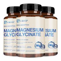 Magnesium Glycinate Capsules 120 Count 200mg — Muscle Support, Bone Health, Mineral Support 120*3