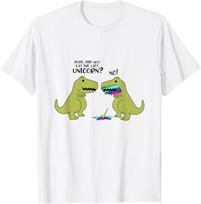 Unisexs Women Did You Eat The Last Unicorn Dinosaur T Shirt Streetwear Oversized Tee Summer Casual Top Gen Z Alpha Brain Rot Humor 4XL yellow