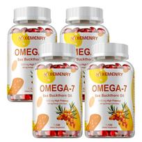 Xemenry Šaltalankių aliejus 1000 mg 120 minkštųjų kapsulių - Omega-7 palmitoleino rūgštis, Antioksidacinė parama, Kasdienė savijauta 120*4