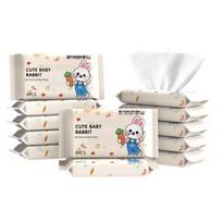 Portable Wet Wipes: Travel-Friendly Face and Baby Wipes for Students and Home Use white