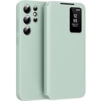 Samsung Galaxy S25 Ultra Smart View Wallet Flip Case, Green