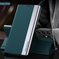 Magnetinis atverčiamas dėklas, skirtas Samsung Galaxy S22 S23 Ultra S20 S21 Fe S8 S10 Plus stovo dangtelis, skirtas Samsung Note 20 Ultra 10 Plus dėklams S8 žalia
