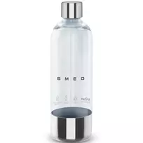 SMEG SKSB01 atsarginis butelis gazuoto vandens aparatui SKC01, 1 litro, PET plastikas, permatomas
