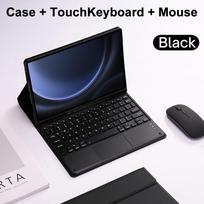 Dėklas, skirtas Samsung Galaxy Tab S9 FE 10,9 colio nuimamas Bluetooth klaviatūros dėklas, skirtas Samsung Tab S9 FE 10,9 colio SM-X510/X516B German keyboard black