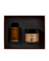 AnillO Fig Whisky Discovery Body Set – kūno priežiūros rinkinys, 45 g + 22 ml