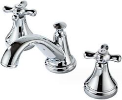 3 skylių praustuvo maišytuvas, 3 skylių vonios kriauklės čiaupas žalvarinis šalto ir karšto vandens 2 rankenų praustuvo maišytuvas vonios čiaupas-chromas Silver gray