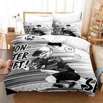 Naujas 3D spausdintas anime BLUE LOCK Bachira patalynės komplektas Vienvietis Twin Pilnas Queen King Dydžio lovos komplektas Suaugusiems Vaikams Miegamojo antklodės užvalkalų komplektai 70x133cm 2pcs