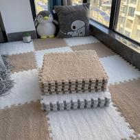Eva Foam Puzzle Kilimas Minkštas pliušinis vaikiškas kilimėlis Kūdikių Žaislai Kūdikių Žaidimų Kilimėlis Vaikų Kambaryje Išlaikykite šiltą žaidimų kilimėlį 1cm-10pcs