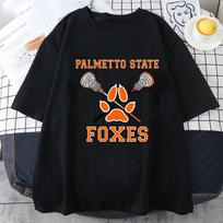 Palmetto State Foxes marškinėliai vyriški medvilniniai, viskas žaidimui Nora Sakavic marškinėliai Juokingi trumpomis rankovėmis marškinėliai su apatine kakleliu. XS