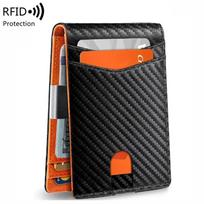 Rfid anglies pluošto prabangūs vyriški piniginės, pinigų maišelis, plonas vyriškas kortelių laikiklis, piniginė vyrams, maža trumpa piniginė, vyriška piniginė, sąskaitų dėklas gray