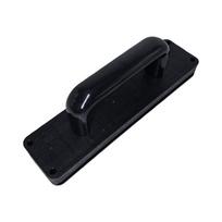 Sustiprintas nailoninis grindų montavimo įrankis su reguliuojamu kampu laminato ir parketlentėms black