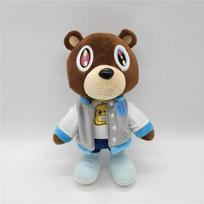 30 cm Kawaii Kanye Dropout Bear Meškiukas Meškiukas Pliušiniai žaislai Kanye West Baigimo Minkšti Įdaryti Namų Kambario Dekoracija Gimtadienio dovana
