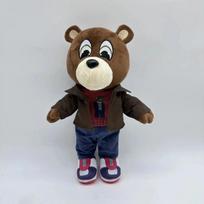 30 cm Kawaii Kanye Dropout Bear Meškiukas Meškiukas Pliušiniai žaislai Kanye West Baigimo Minkšti Įdaryti Namų Kambario Dekoracija Gimtadienio dovana