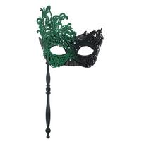 Cirkonio kaukė-kaukė moterims Venecijietiška kaukė vakarėliui/baliuojai, išleistuvėms/vestuvėms/sienų dekoracijoms Mardi Gras-Kaukė Kostiumo kaukė black