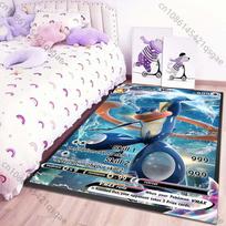 1 vnt. Pokémon kortų Greninja spaudinio kilimas kilimėlis svetainei vaikų miegamojo kilimėlis sofai prie durų grindų kilimėlis namų dekoras neslystantis kilimėlis 40x60cm (16x24in) gray