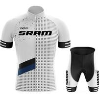 2026 SRAM Dviračių Džersio Rinkinys Vasariniai Dviračių Drabužiai MTB Dviratininko Drabužiai Vienodas Džersis Ropa Ciclismo Vyriškas Dviračių Kostiumas Asian size - M