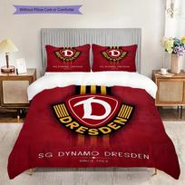 Dynamo Dresden Raštas Lovos Patalynės Antklodės Komplektas Antklodės Užvalkalas Pagalvės Užvalkalas Namų Dekoras Gimtadienio Dovana (1 * antklodės užvalkalas + 2 * pagalvės užvalkalai, be šerdies) 140x200cm
