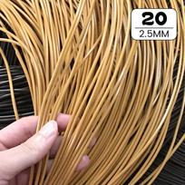 500 g PE sintetinio rotango audimo medžiaga plastikas megzti baldai remonto kėdžių stalas apvalus PE rotango krepšelis audimo rotango brown