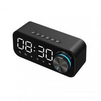 MP3 Žadintuvas, FM Radijas ir Daugiafunkcis Muzikos Grotuvas Belaidis Bluetooth Garsiakalbis LED Ekranas, Stereo Bosinis Bluetooth Garsiakalbis juoda