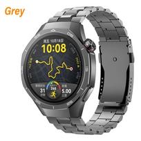 Originalus titano dirželis Huawei Watch Ultimate GT4 GT5 Pro Mėlynas Oranžinis Metalinis Apyrankė Oneplus Watch 3 2 2R Laikrodžio Dirželis Huawei GT 3 46mm pilka