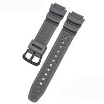 Rubber Strap for Casio AE-1200WH AQ-S810W MRW-200H Stainless Steel Buckle 18mm Replacement Band Casio AE-1000W Watch Accessories 18mm orange