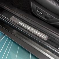 Ford Mustang 2015-2019 su navigacijos sistema Juoda Automobilio Interjero Apdailos Apsauga Anglies Pluošto Lipdukas black