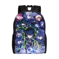 Ryusei Shidou Blue Locks Kuprinė Vyrams Moterims Atsitiktinė Studentiška Verslo Dieninė Kuprinė Futbolo Anime Nešiojamojo Kompiuterio Pečių Krepšys Dovana One Size black