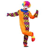 Helovino persirengimo vakarėliai Klounų kostiumai Vaidmenų žaidimams ir karnavalui Cosplay rekvizitas Patogus prigludimas Kostiuminiai drabužiai orange