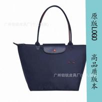 Rankinė koldūno formos rankinė rankinė siuvinėjimas didelės talpos rankinė per petį krepšys keliautojo krepšys long handle medium + gift bag blue